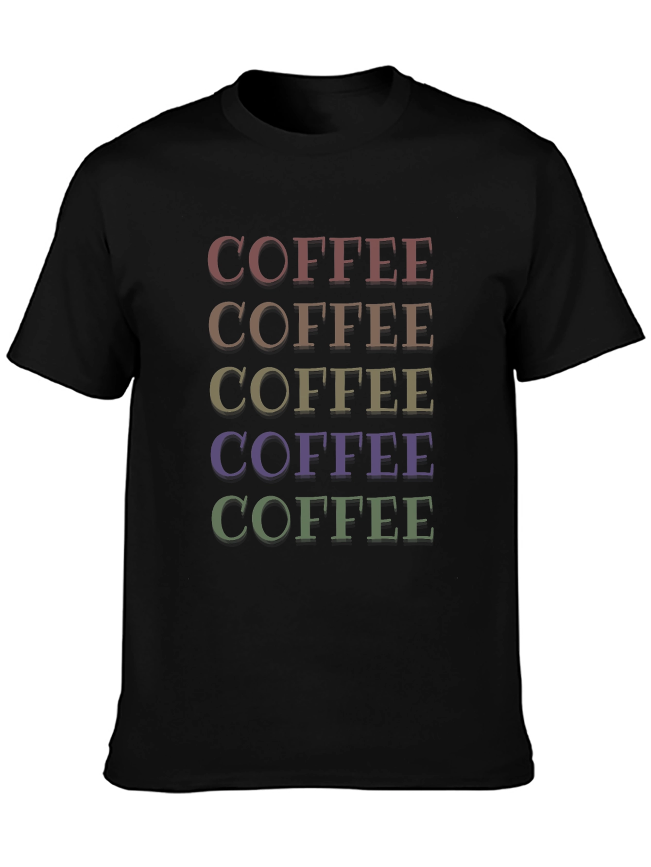 Coffee Rainbow T-Shirt - Bold Graphic Tee