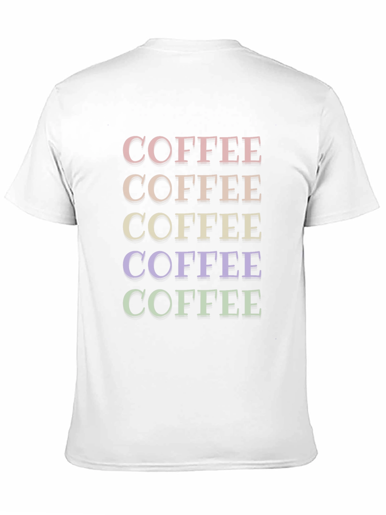 Coffee Rainbow T-Shirt - Bold Graphic Tee