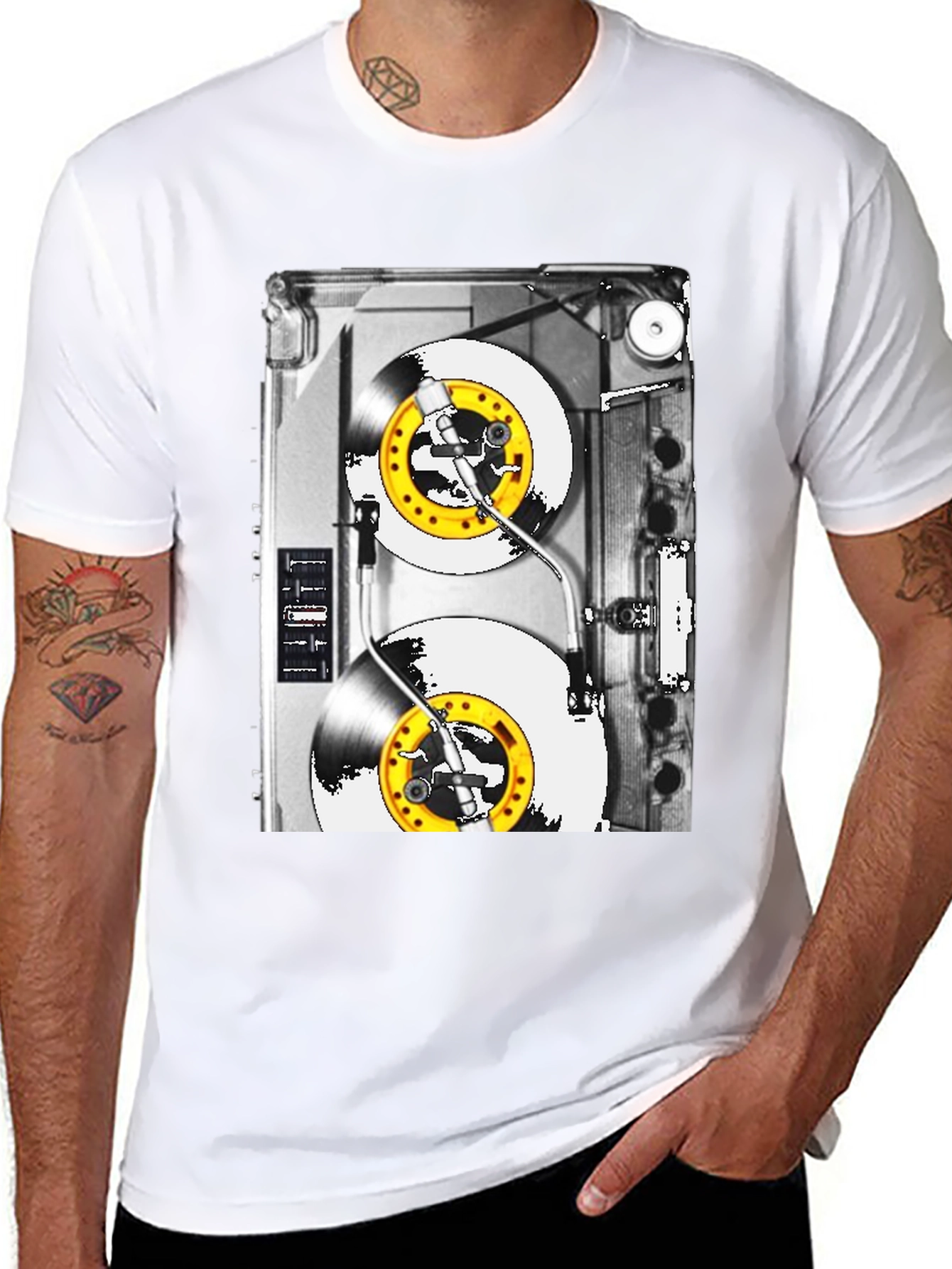 Retro Turntable Graphic Tee