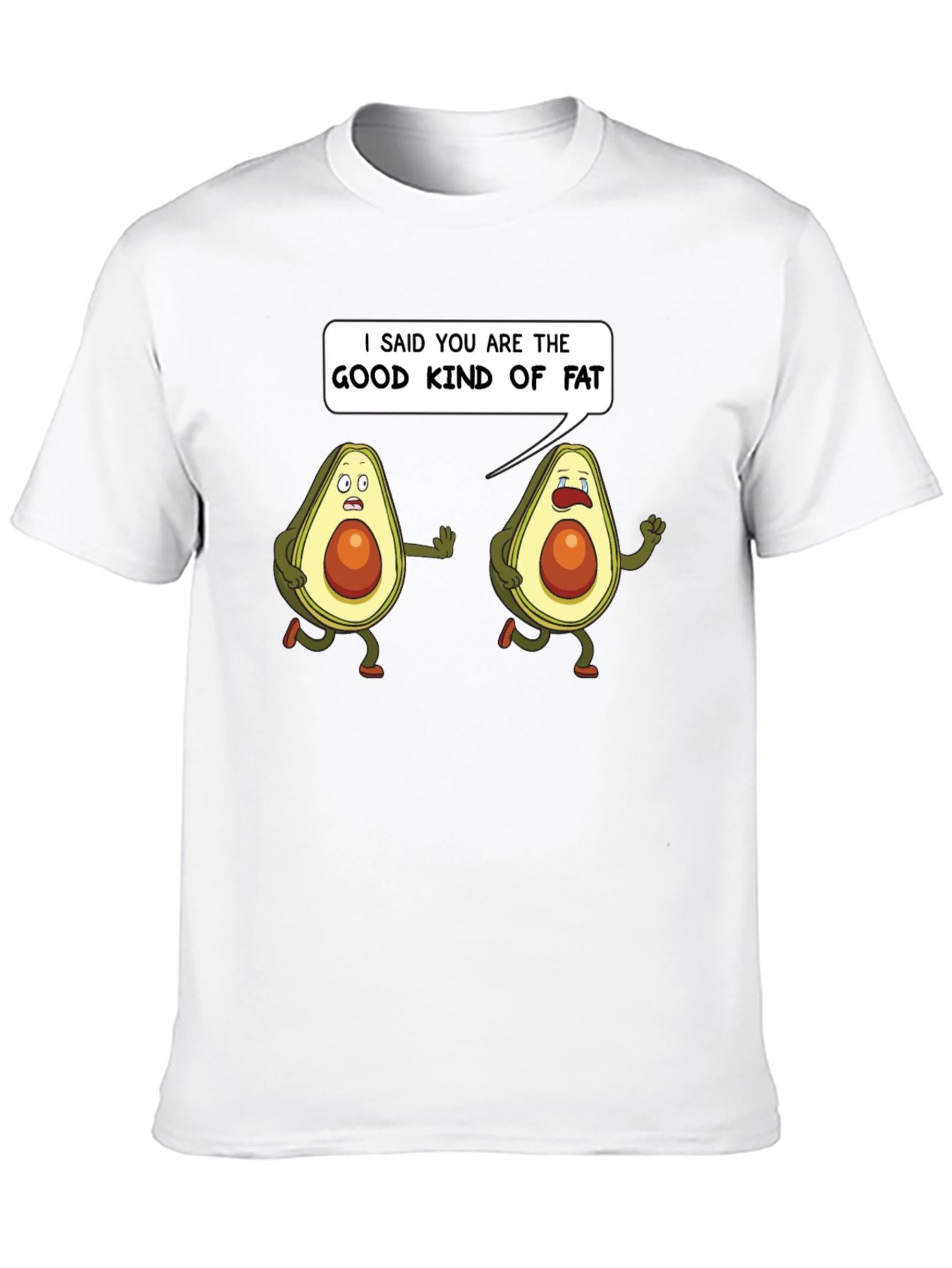 Good Kind of Fat Avocado Humor T-Shirt