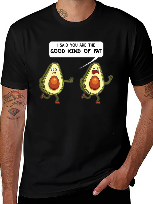 Good Kind of Fat Avocado Humor T-Shirt