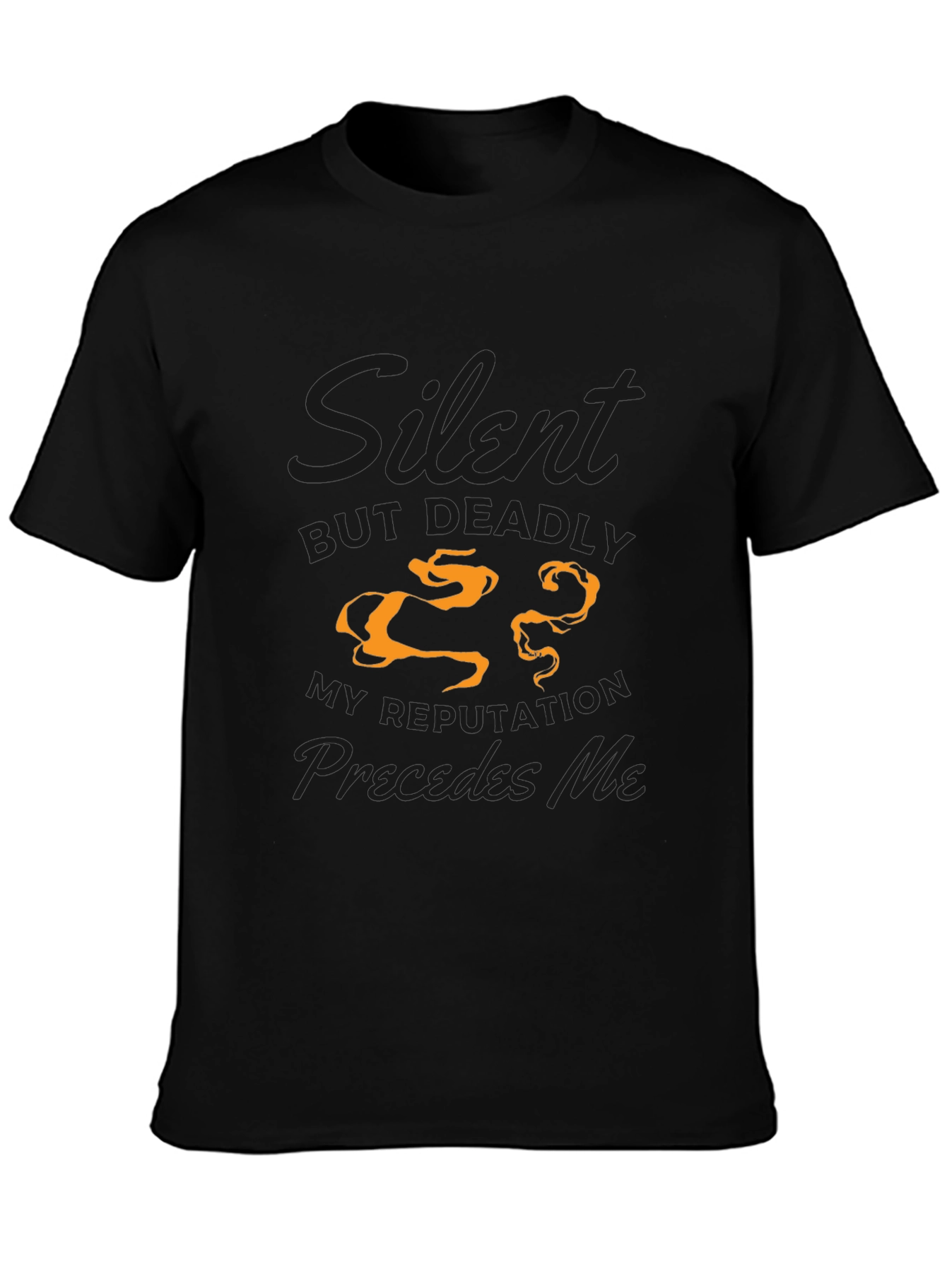 Mens Not Deadly Graphic Black Tee