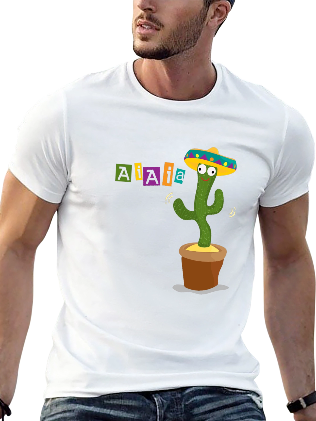 Dancing Cactus Novelty T-Shirt