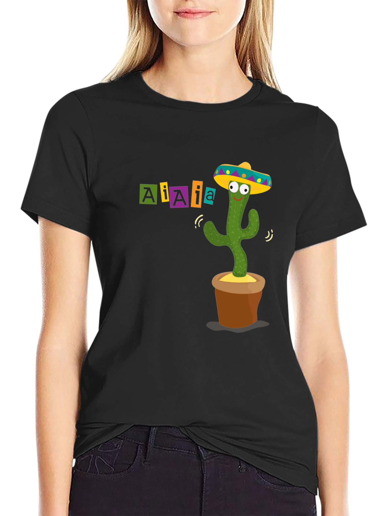 Dancing Cactus Novelty T-Shirt