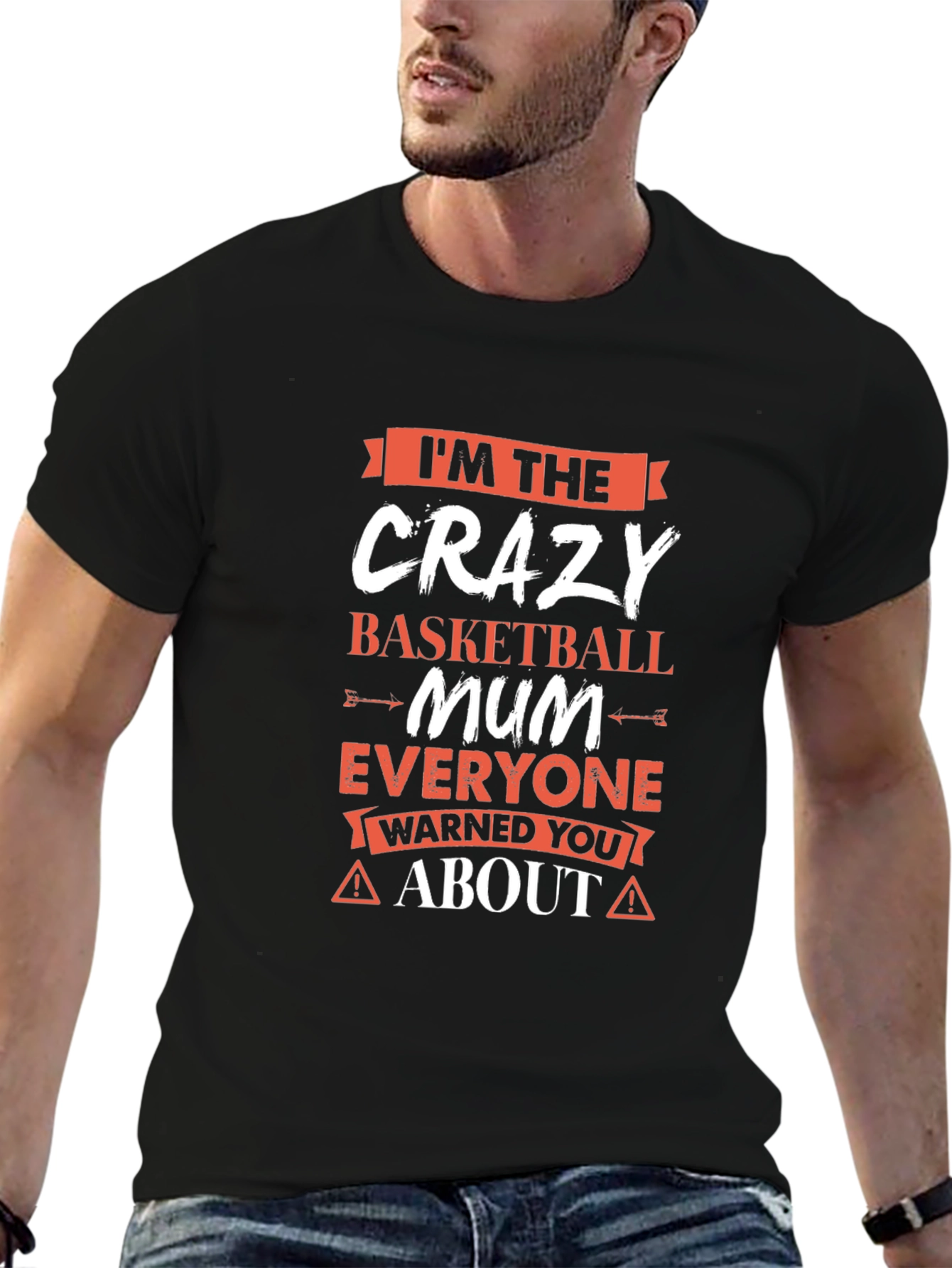 Crazy Basketball Mum T-Shirt