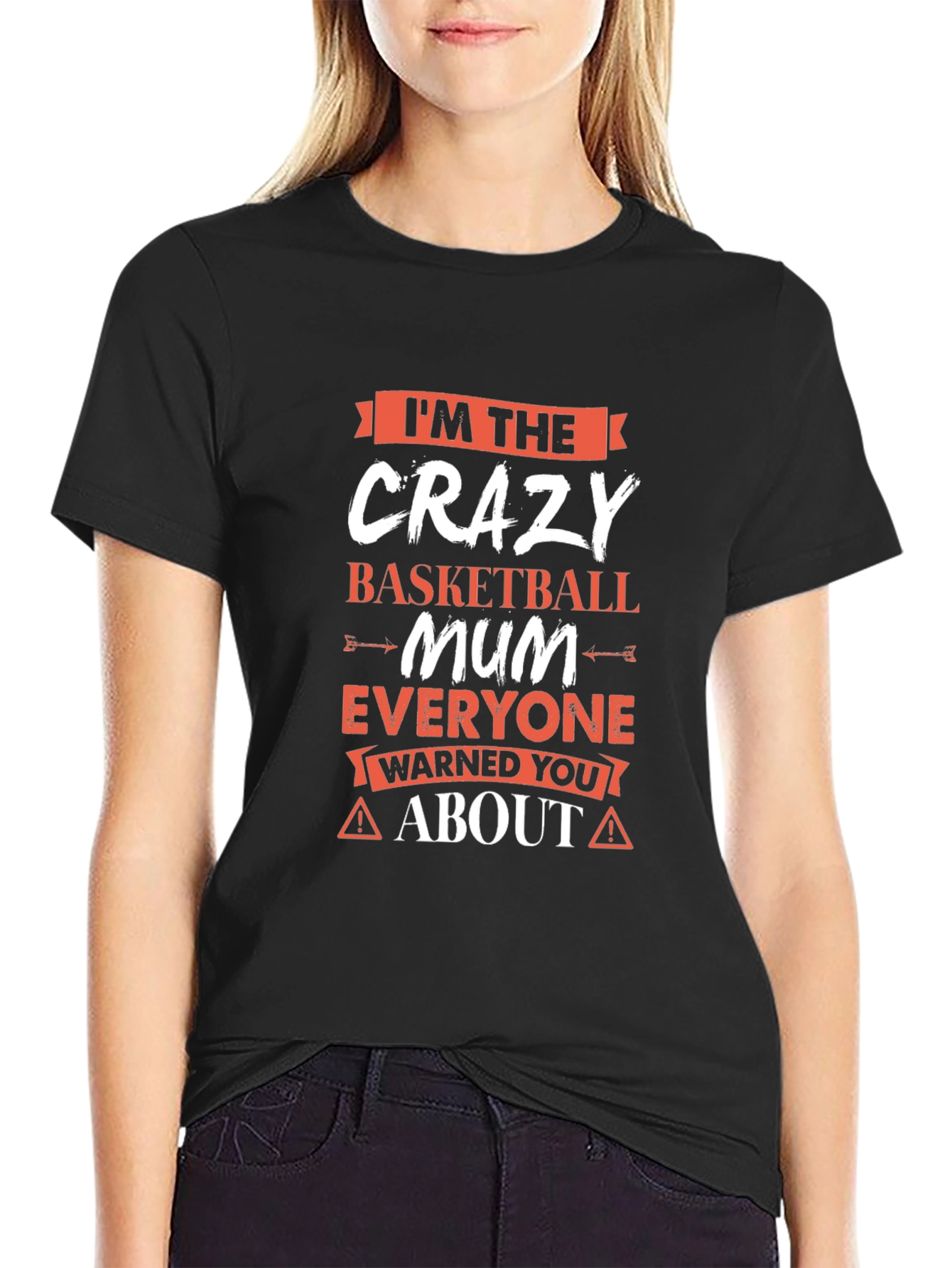 Crazy Basketball Mum T-Shirt