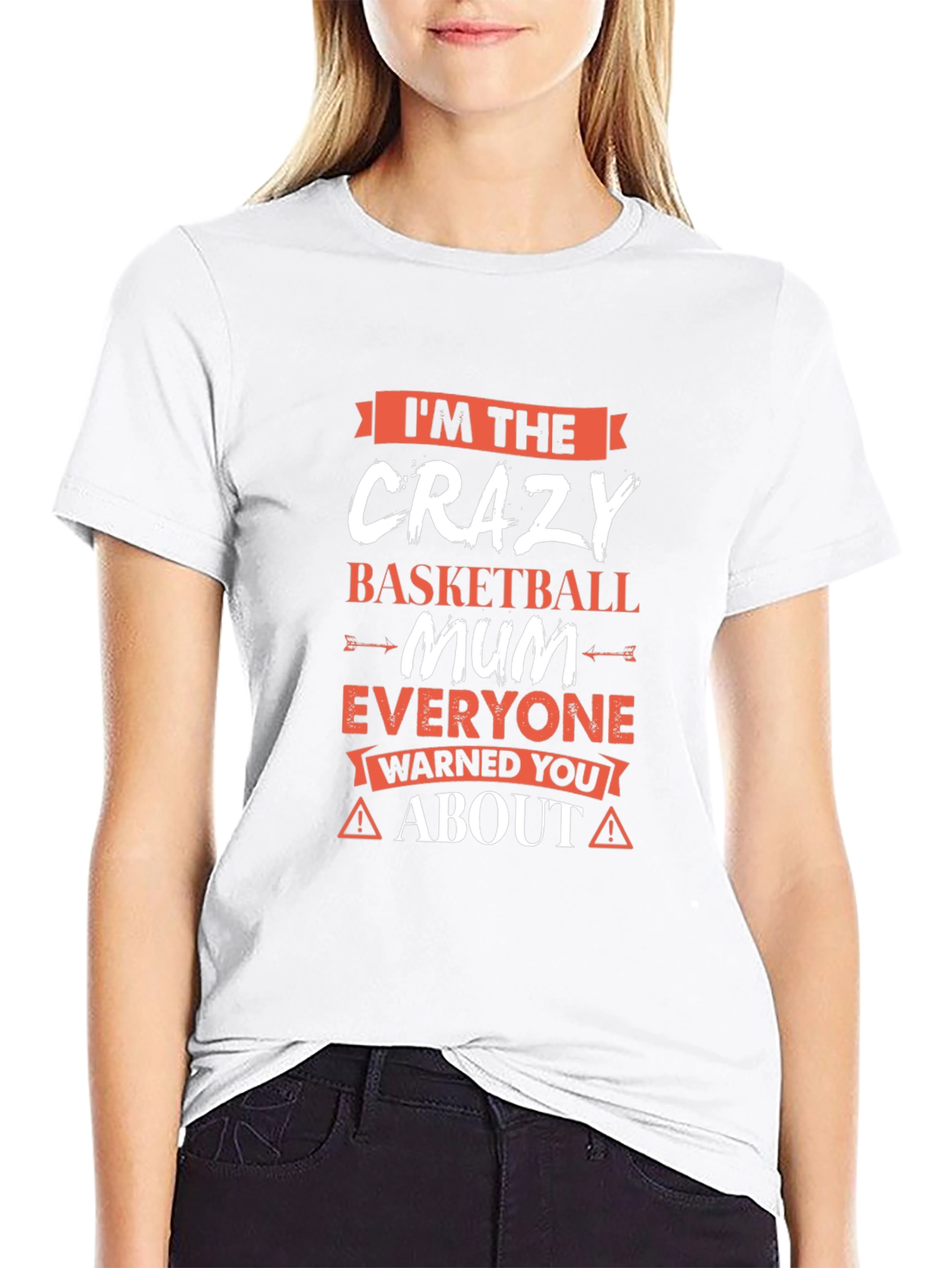 Crazy Basketball Mum T-Shirt