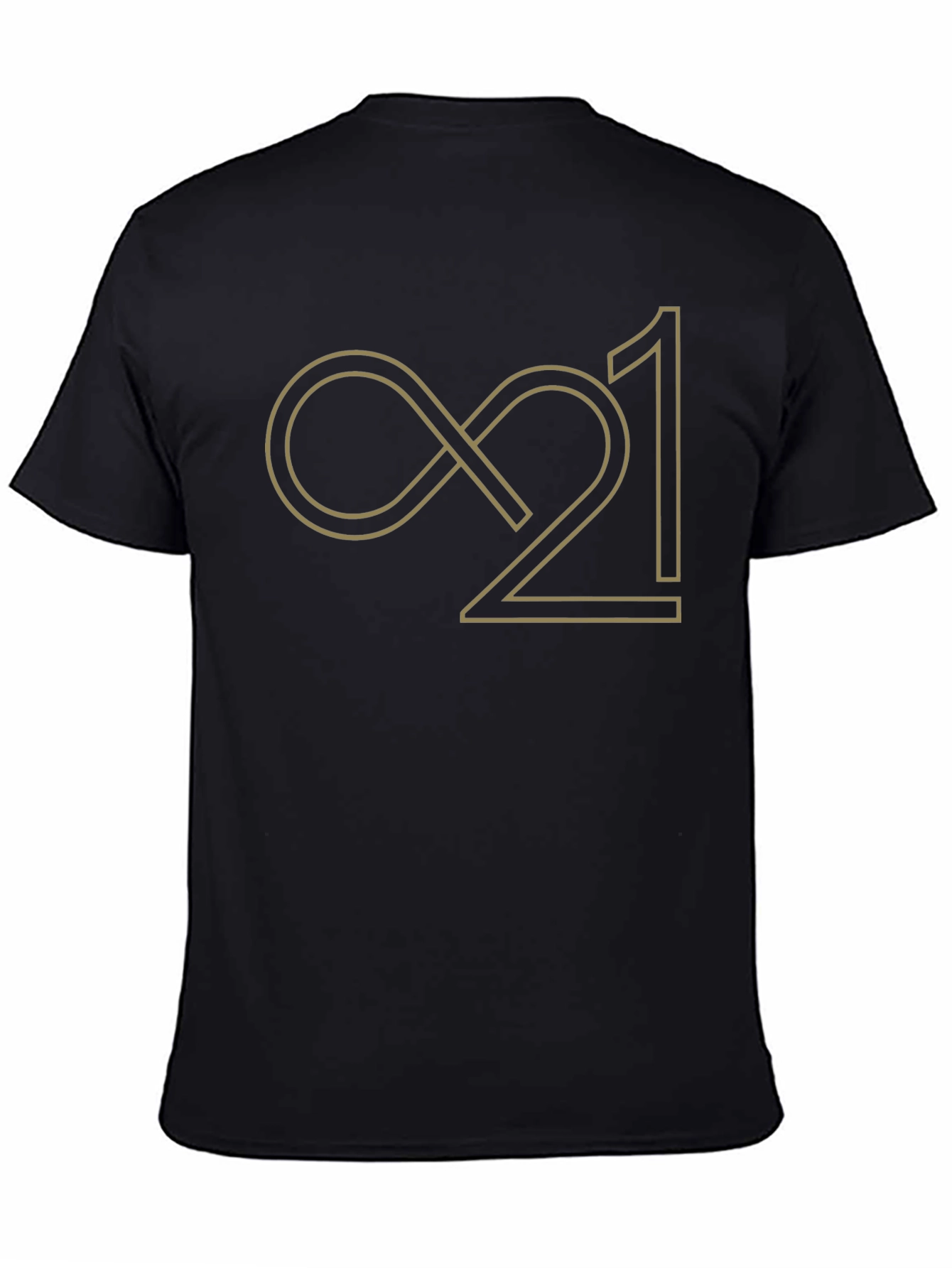 Infinity 21 Graphic Black T-Shirt