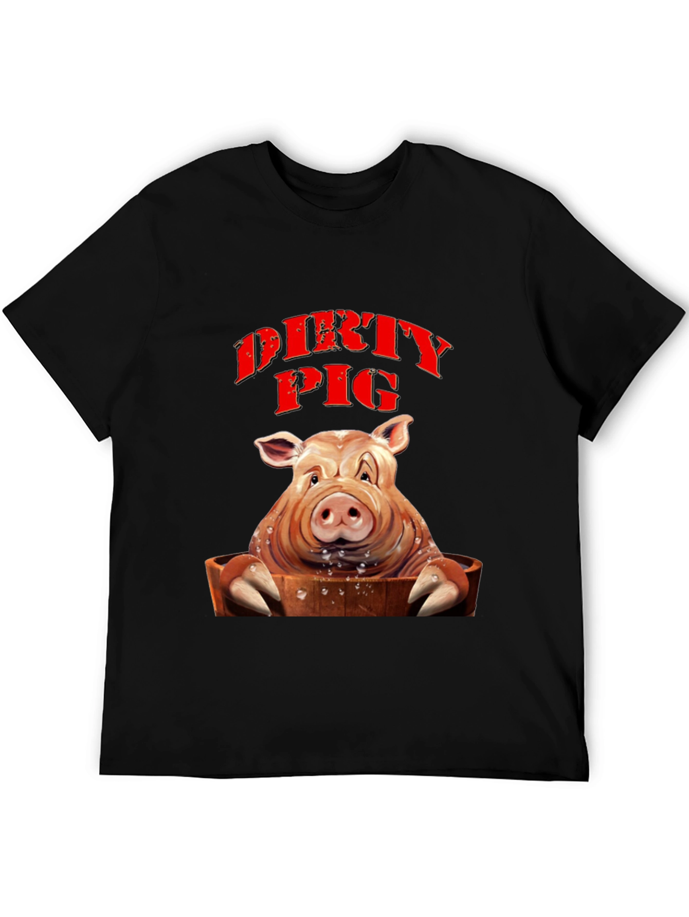 Dirty Pig T-Shirt - Novelty Humor Tee