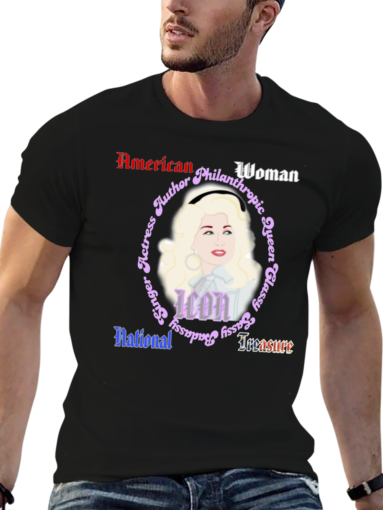 Dolly Parton American Woman T-Shirt