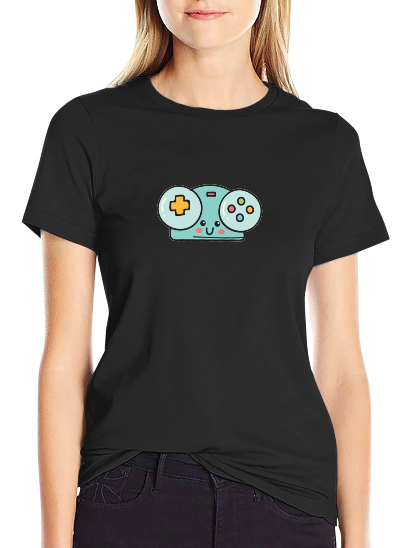 Kawaii Gaming T-Shirt - Cute Controller Design