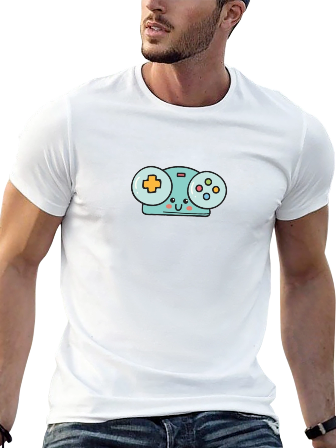Kawaii Gaming T-Shirt - Cute Controller Design