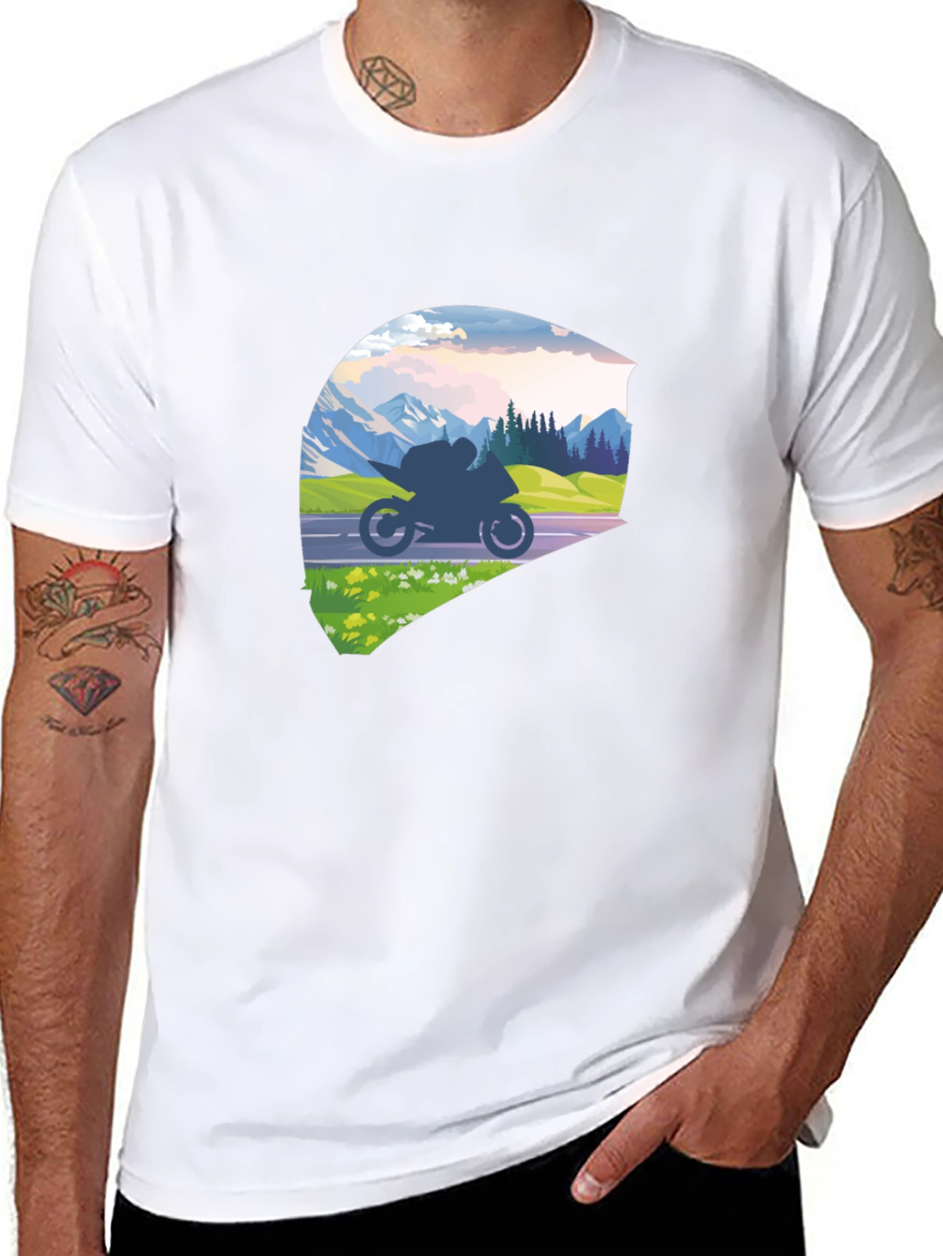 Motorcycle Ride Graphic Tee