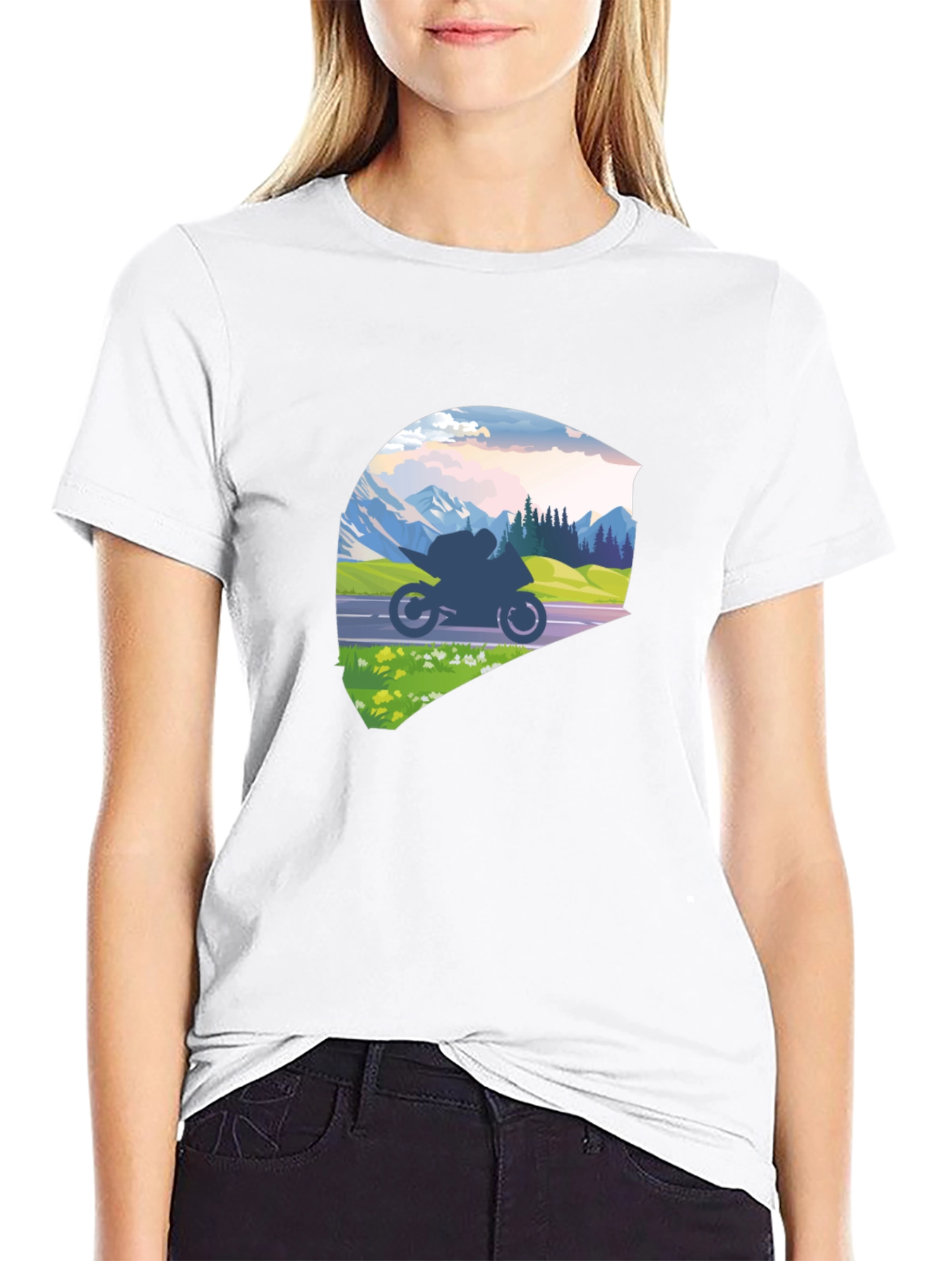 Motorcycle Ride Graphic Tee