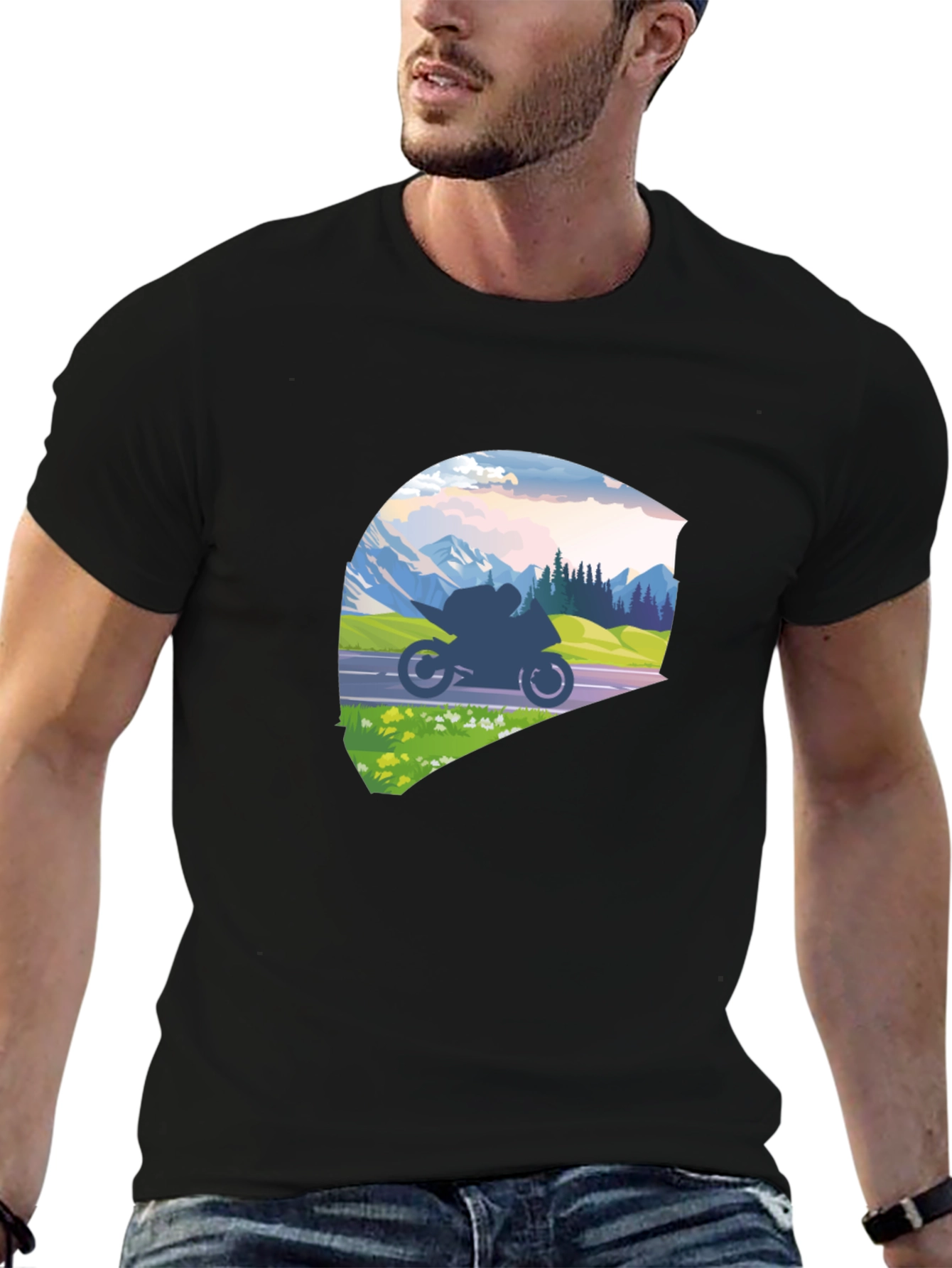 Motorcycle Ride Graphic Tee