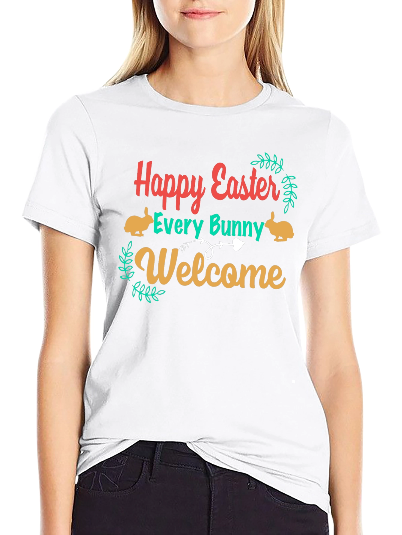 Happy Easter Every Bunny Welcome T-Shirt