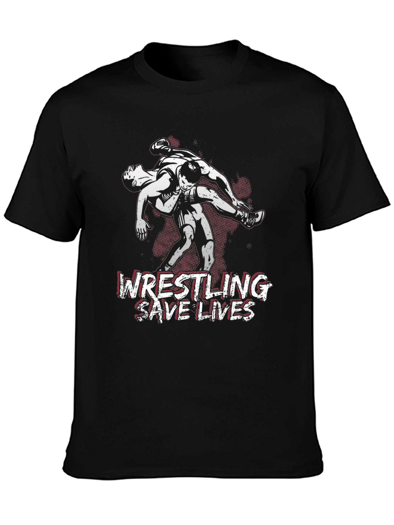 Wrestling Saves Lives Graphic T-Shirt