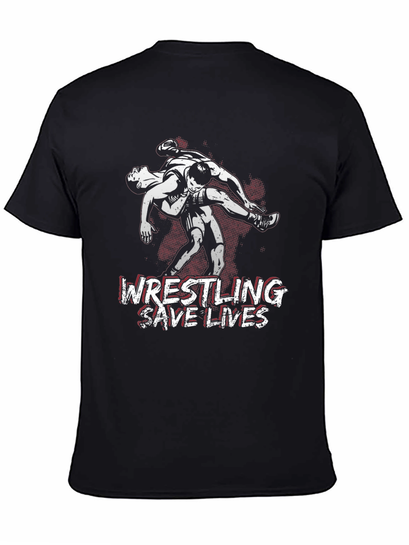 Wrestling Saves Lives Graphic T-Shirt