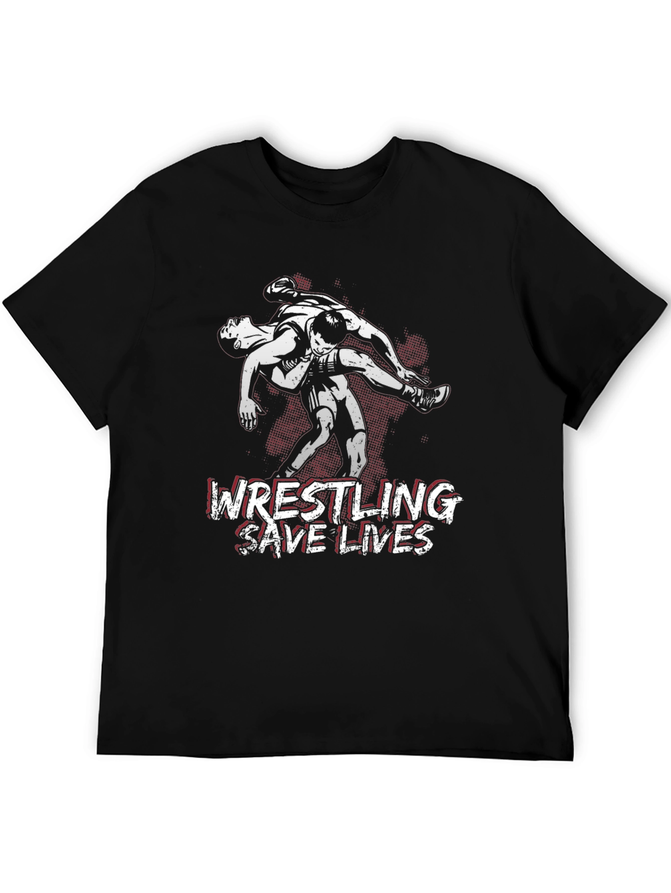 Wrestling Saves Lives Graphic T-Shirt