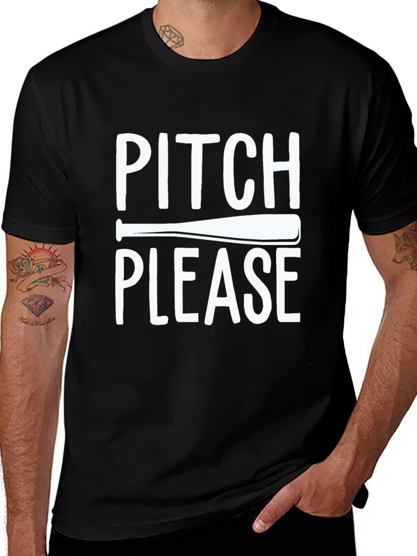 Pitch Please Baseball T-Shirt