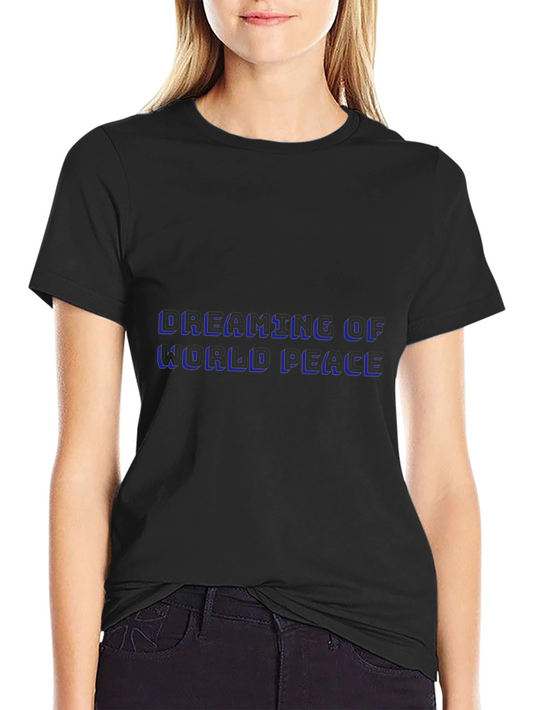Dreaming of World Peace Black Tee