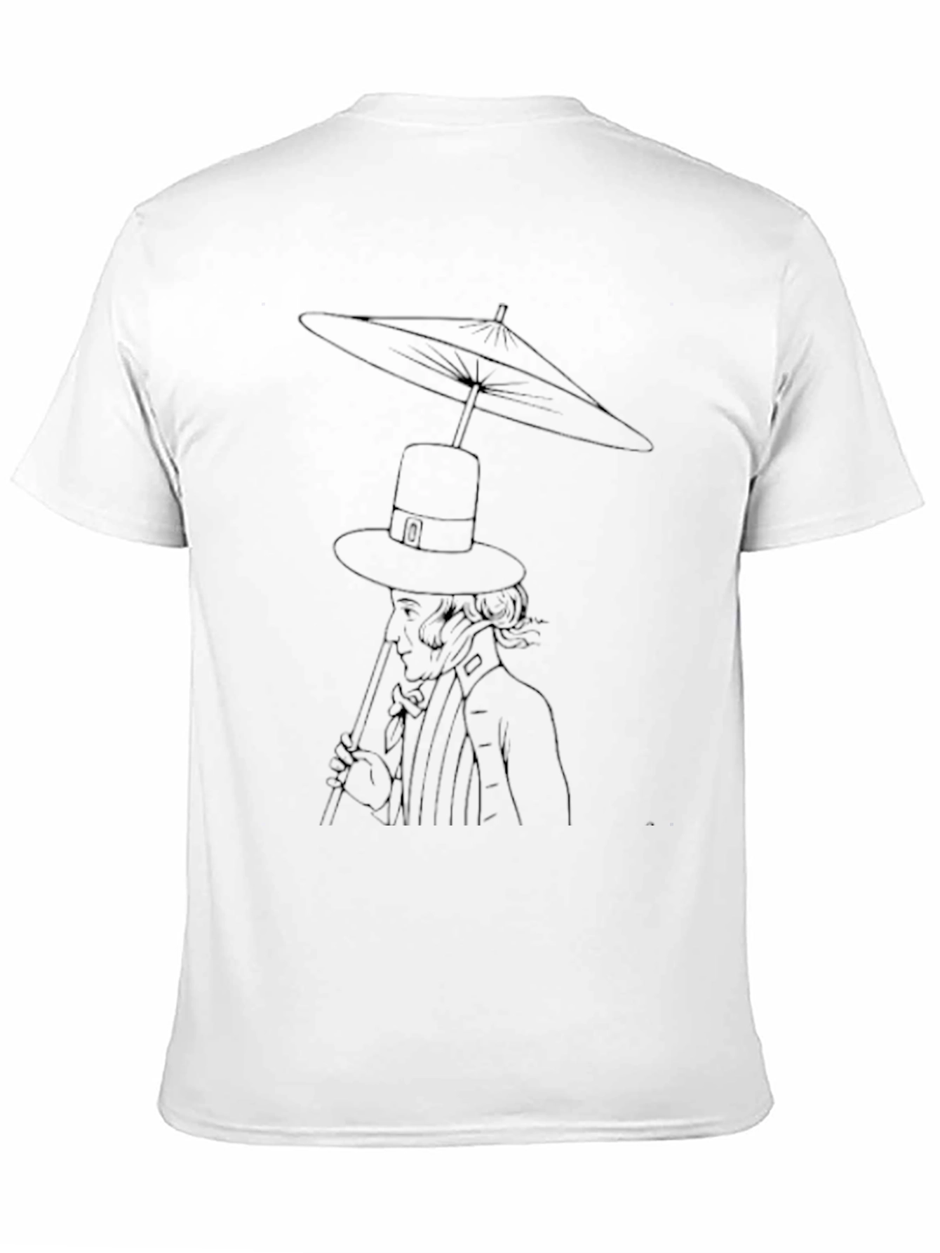 Unique Line Art Graphic Tee