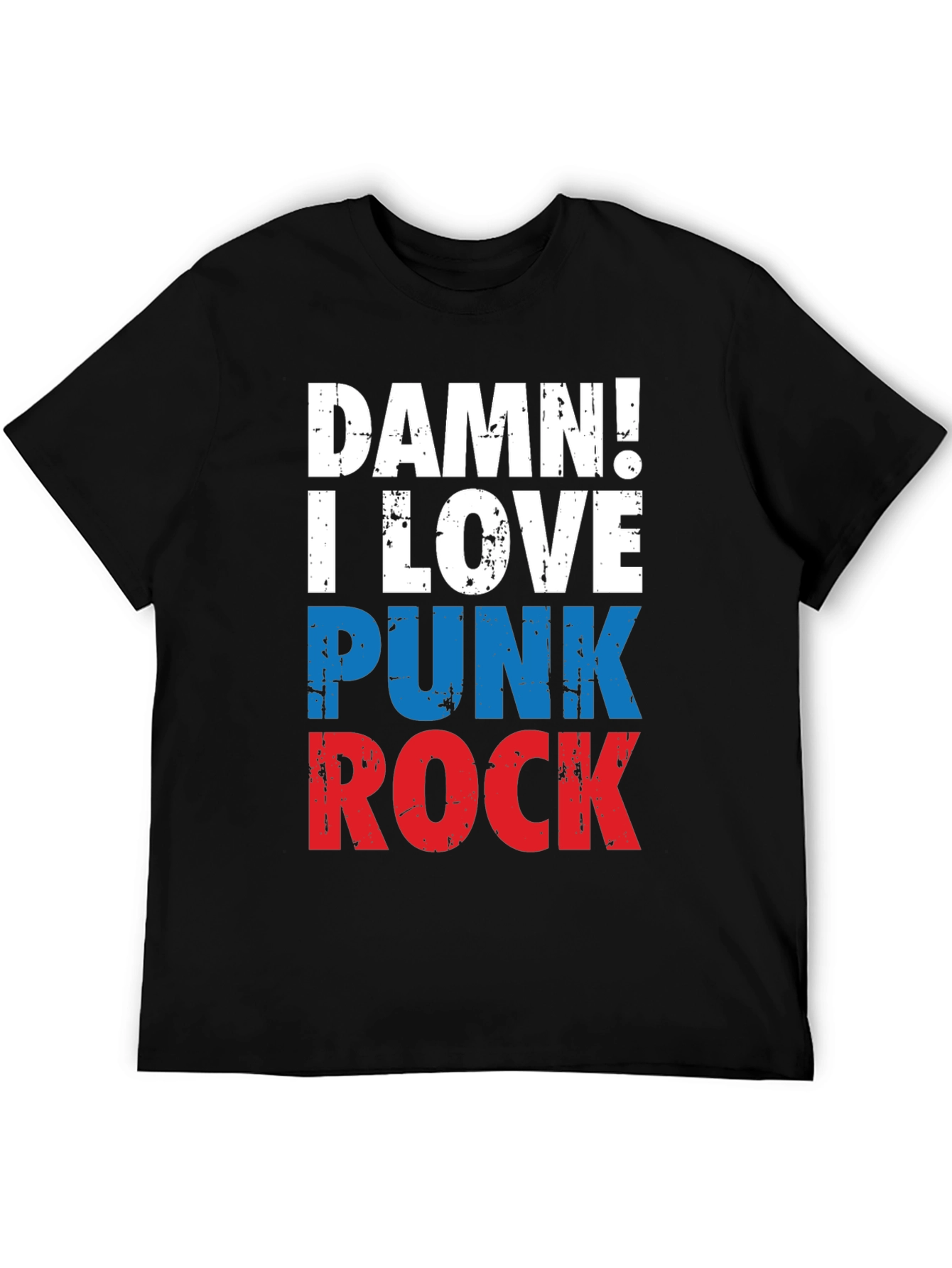Damn! I Love Punk Rock Tee - Graphic T-Shirt
