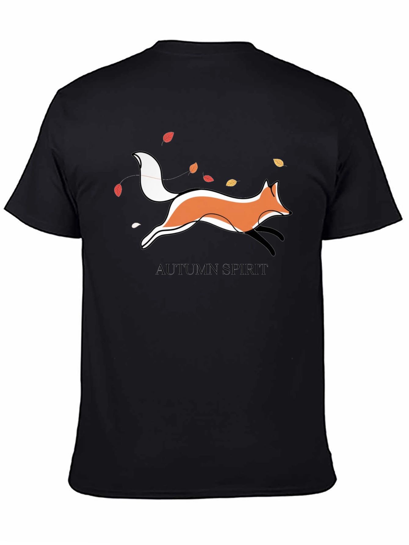 Autumn Spirit Fox Graphic T-Shirt