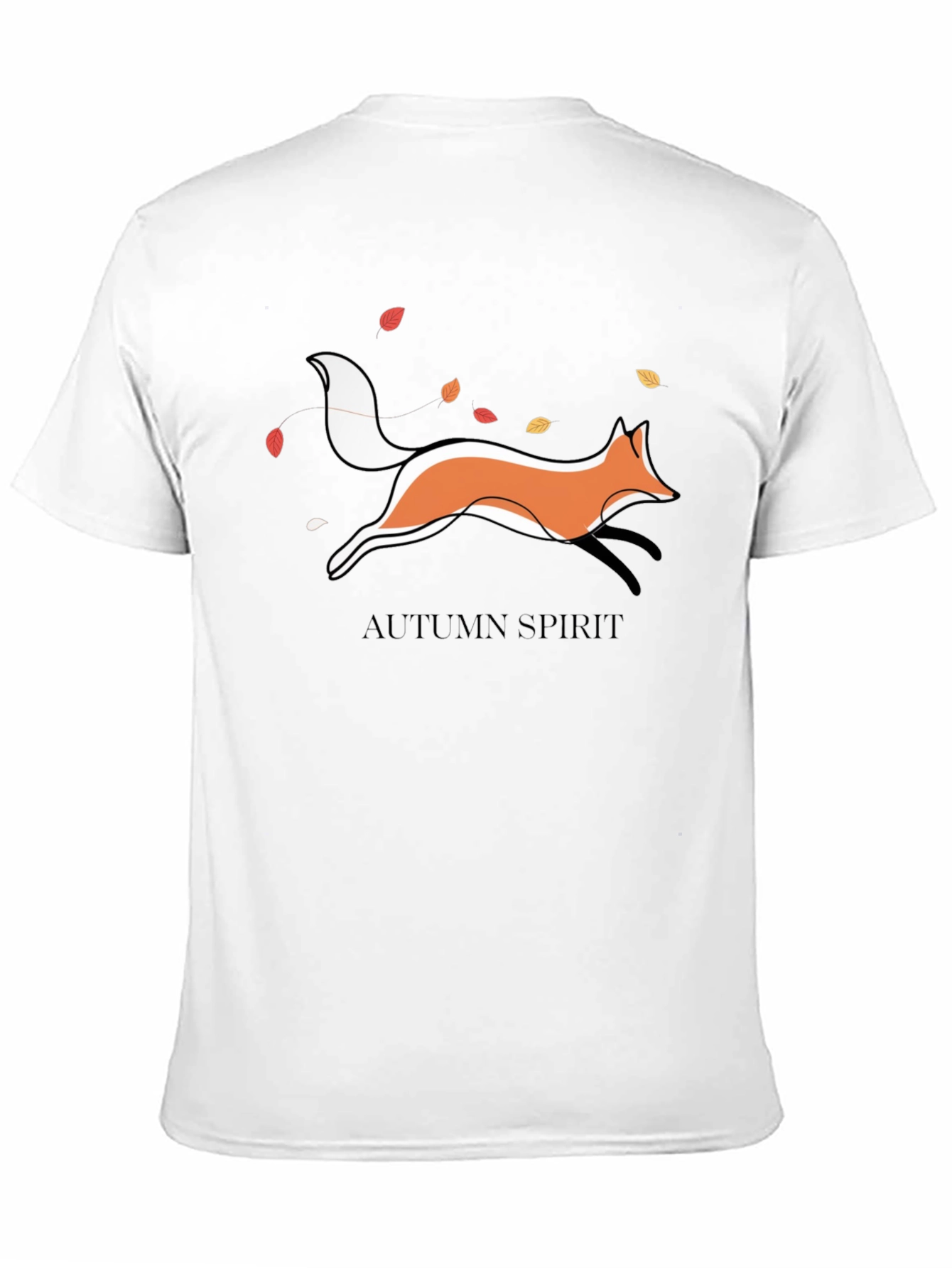 Autumn Spirit Fox Graphic T-Shirt
