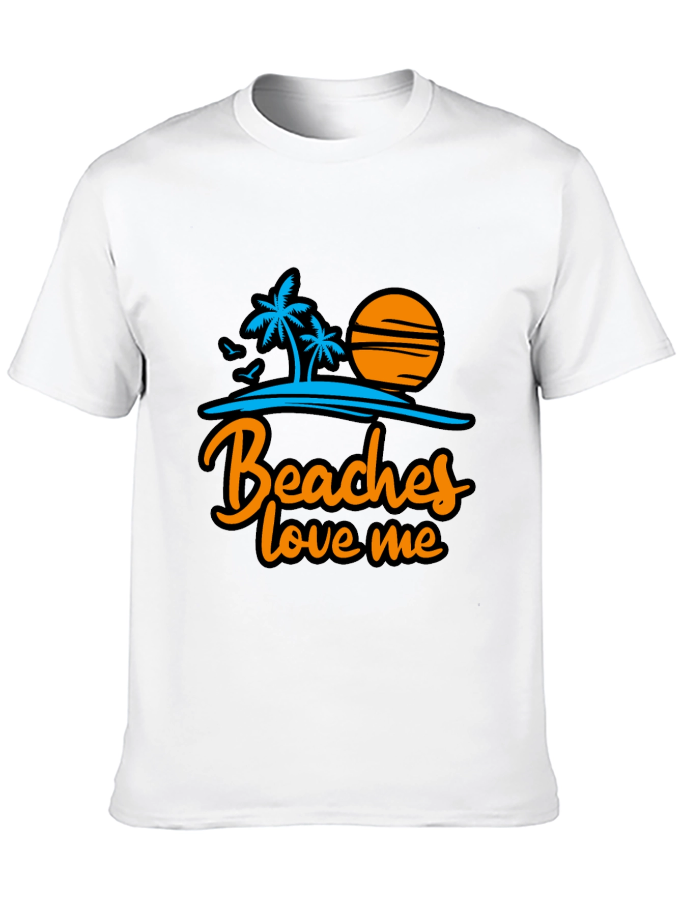 Beaches Love Me Graphic Tee - Summer Vacation Shirt