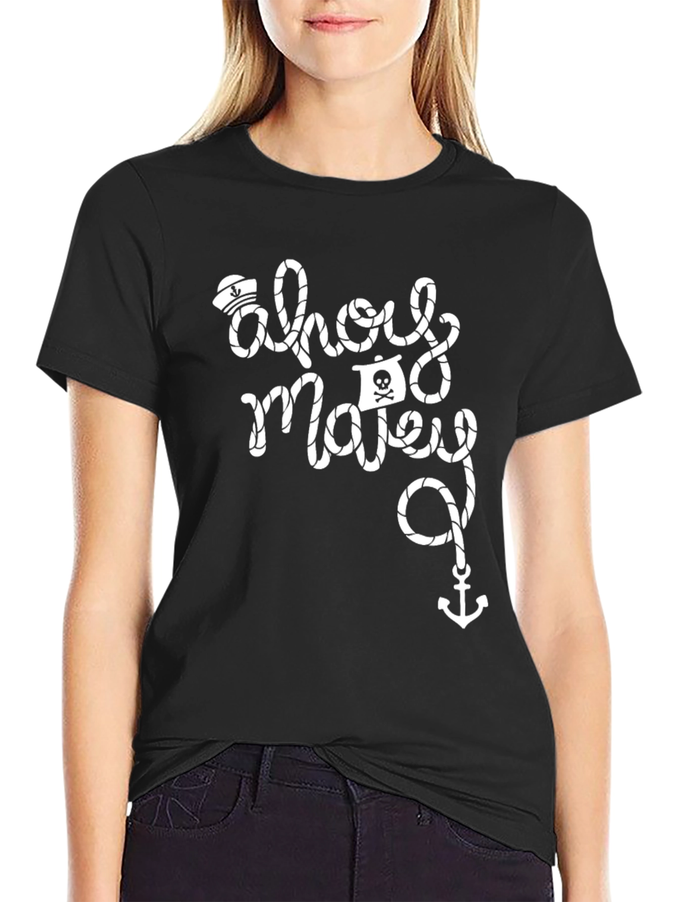 Ahoy Matey! Mens Graphic T-Shirt - Pirate Theme
