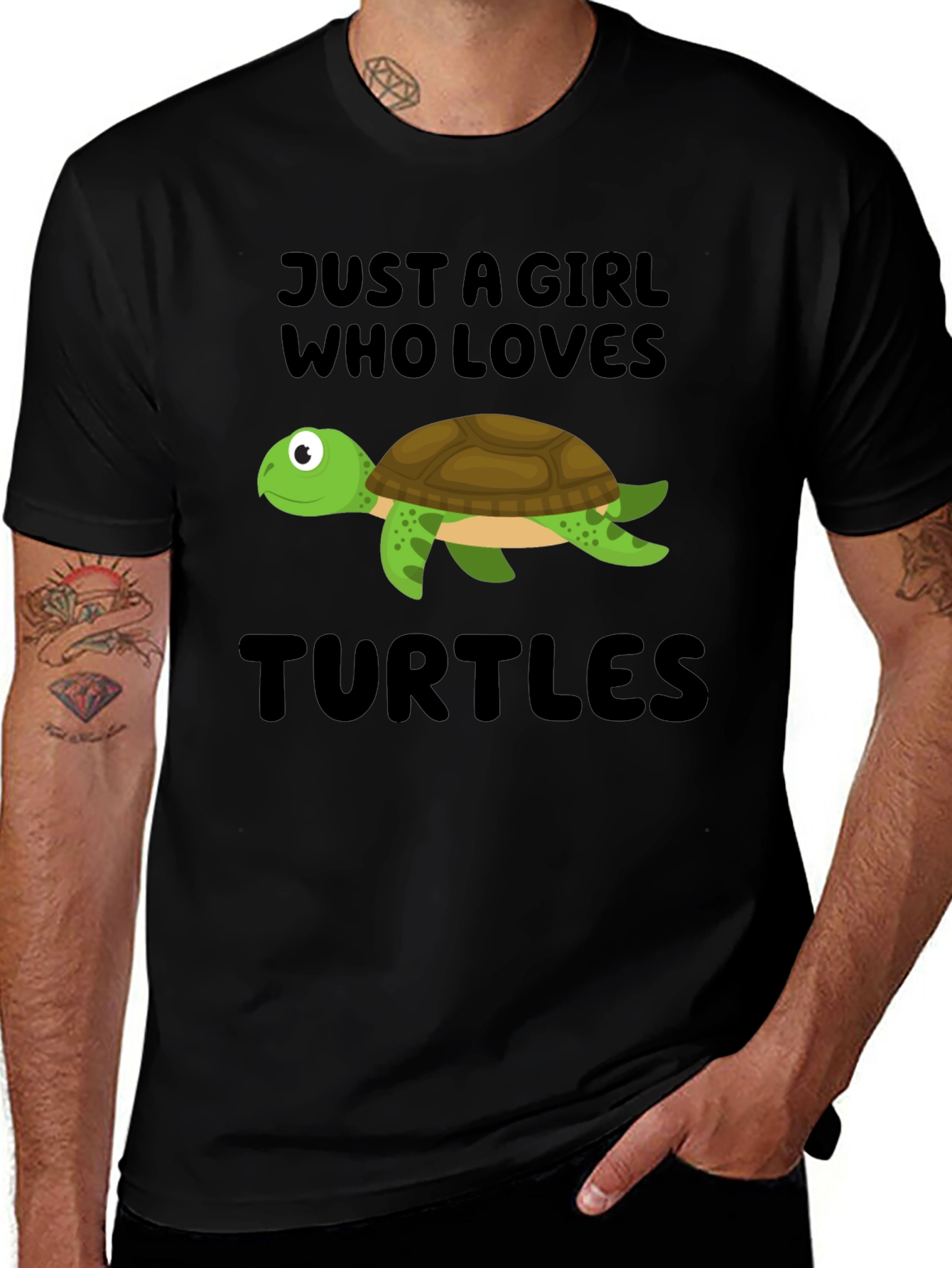 Just a Girl Who Loves Turtles T-Shirt