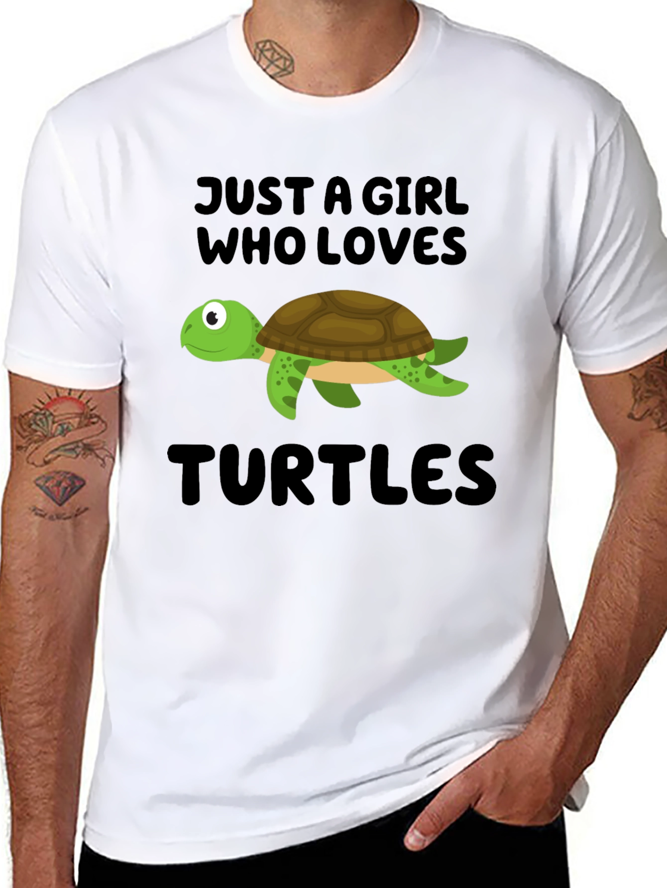 Just a Girl Who Loves Turtles T-Shirt
