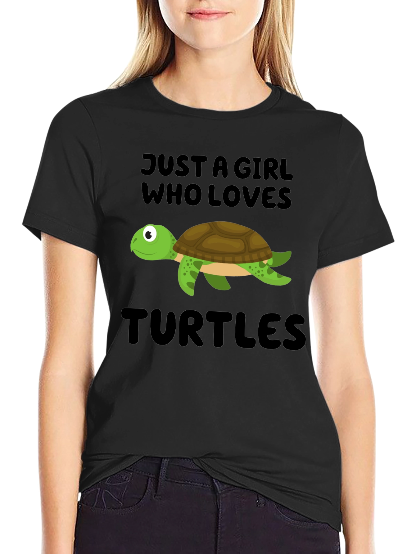 Just a Girl Who Loves Turtles T-Shirt