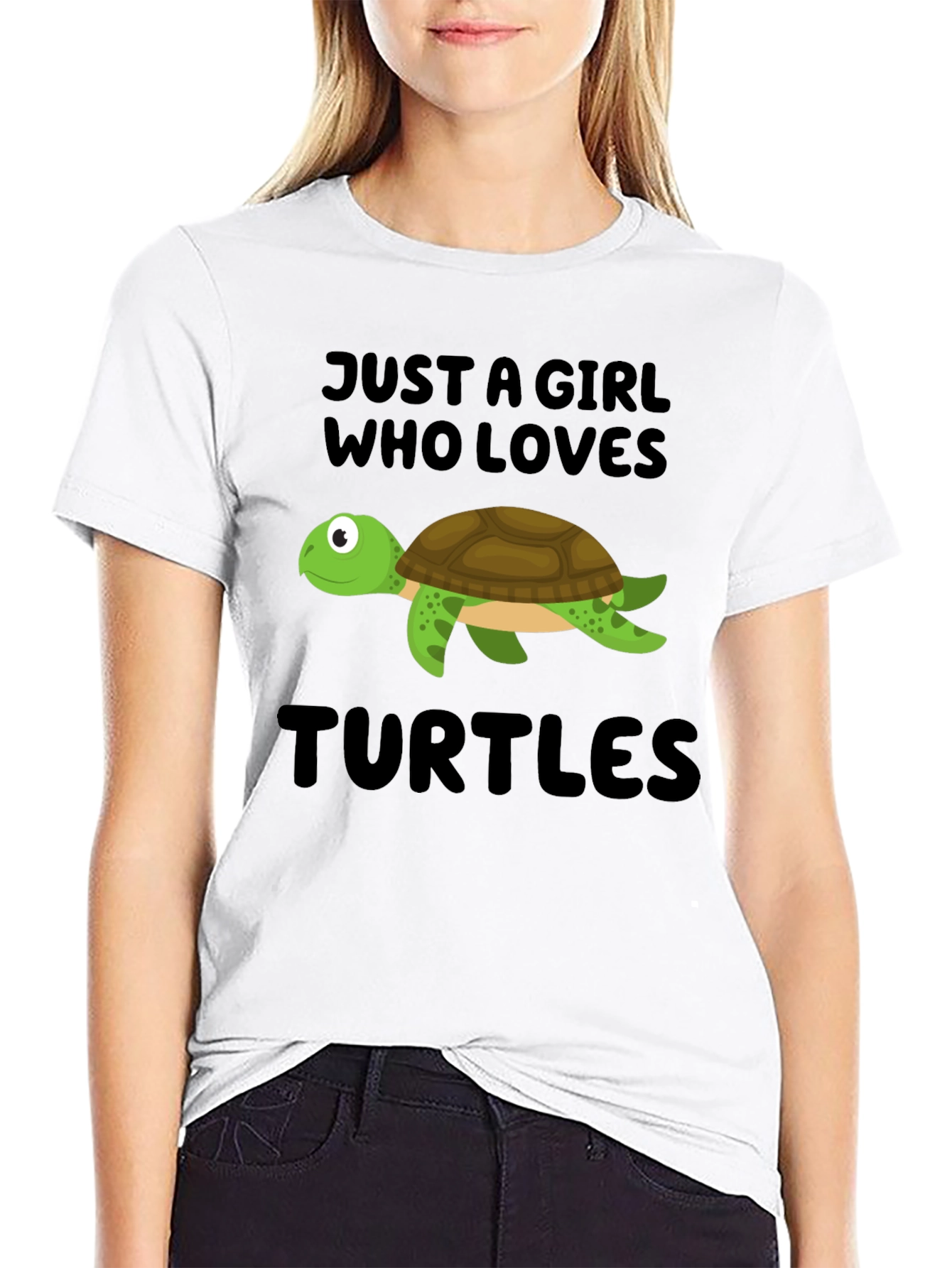 Just a Girl Who Loves Turtles T-Shirt