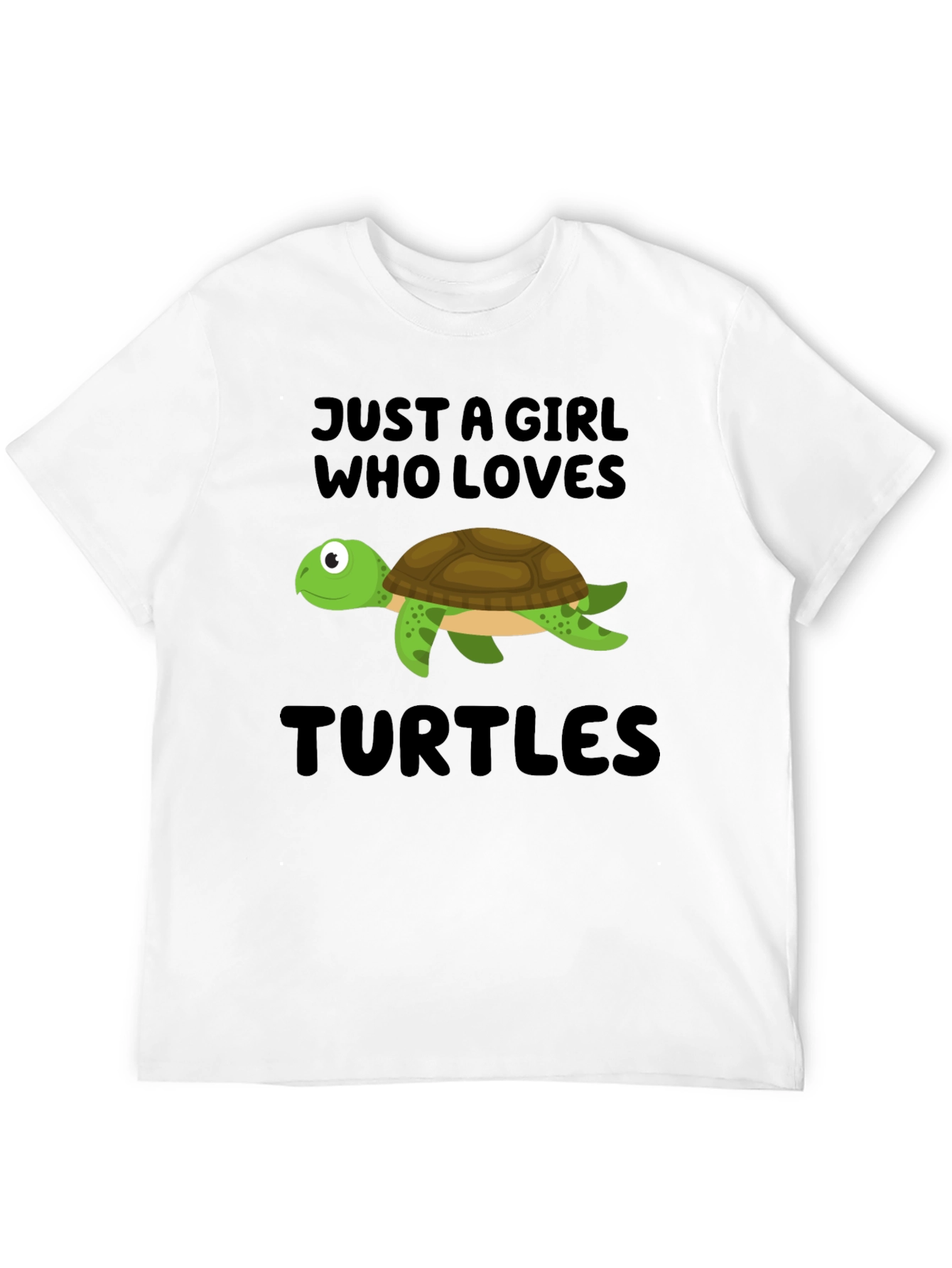 Just a Girl Who Loves Turtles T-Shirt