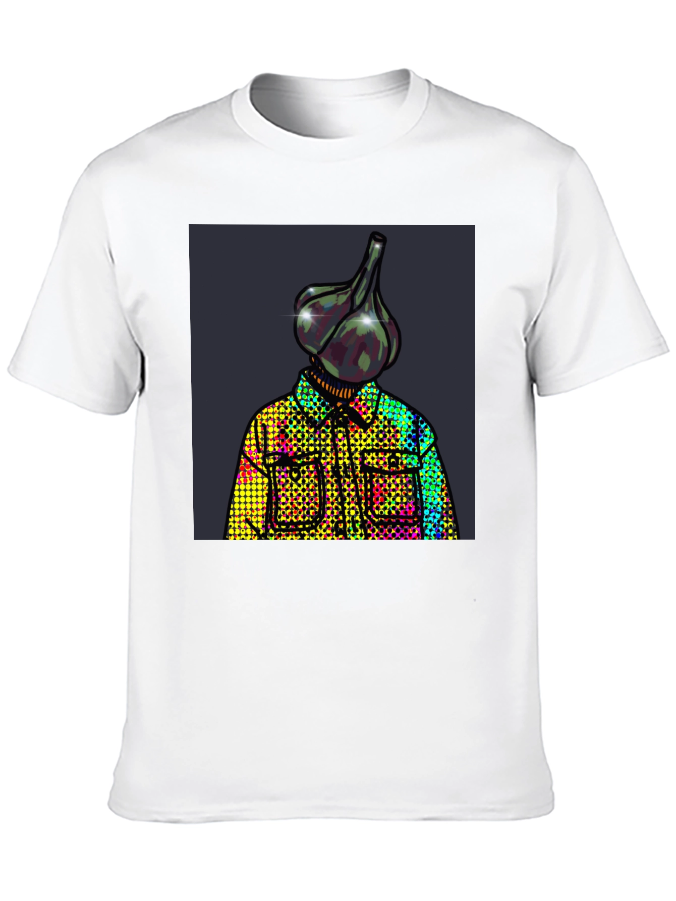 Garlic Head Graphic Tee - Unique Design