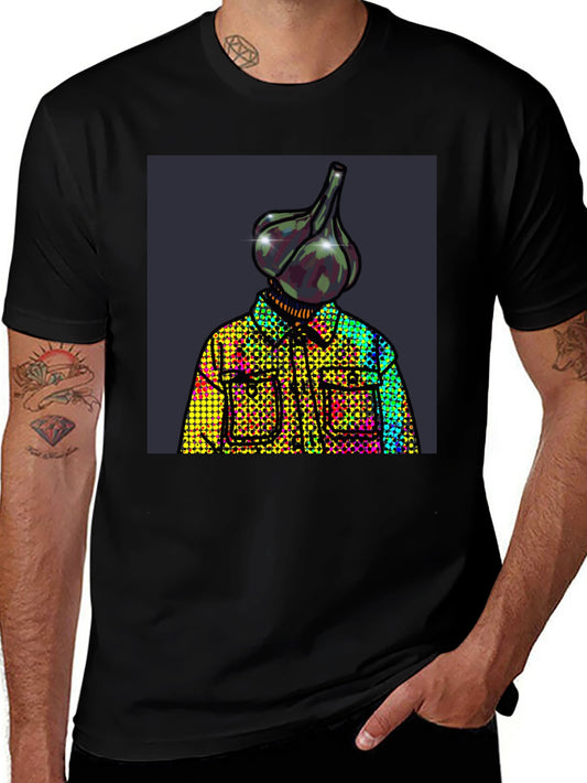 Garlic Head Graphic Tee - Unique Design