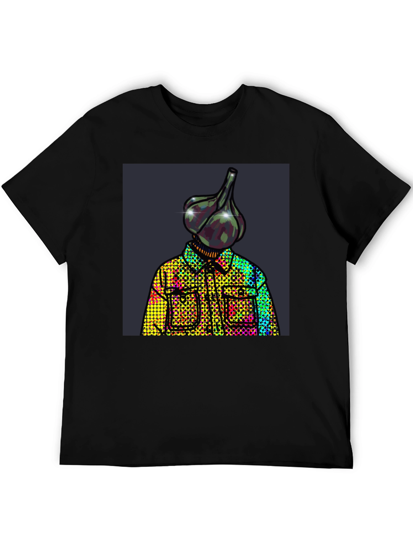 Garlic Head Graphic Tee - Unique Design