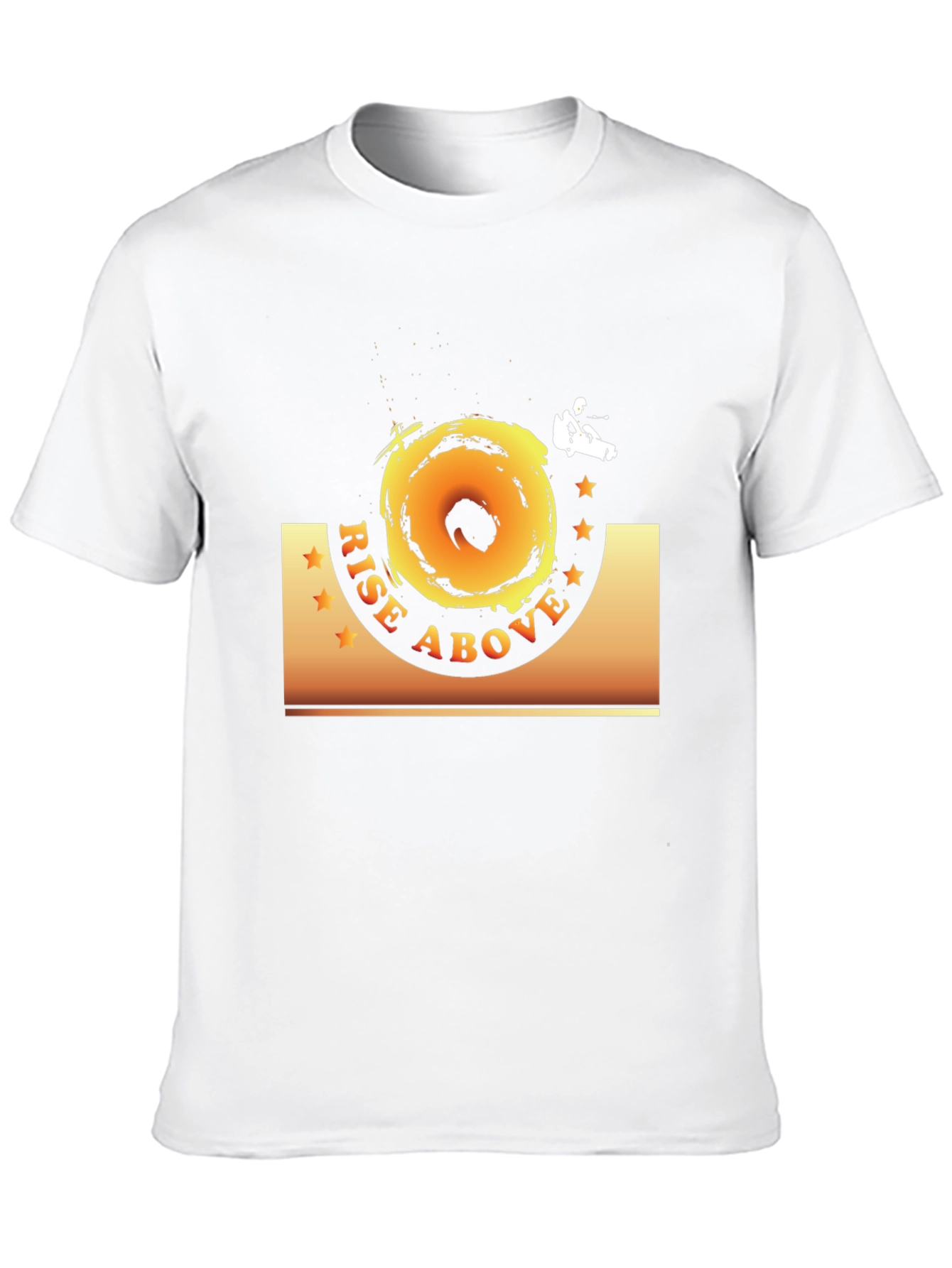 Rise Above Black Graphic Tee