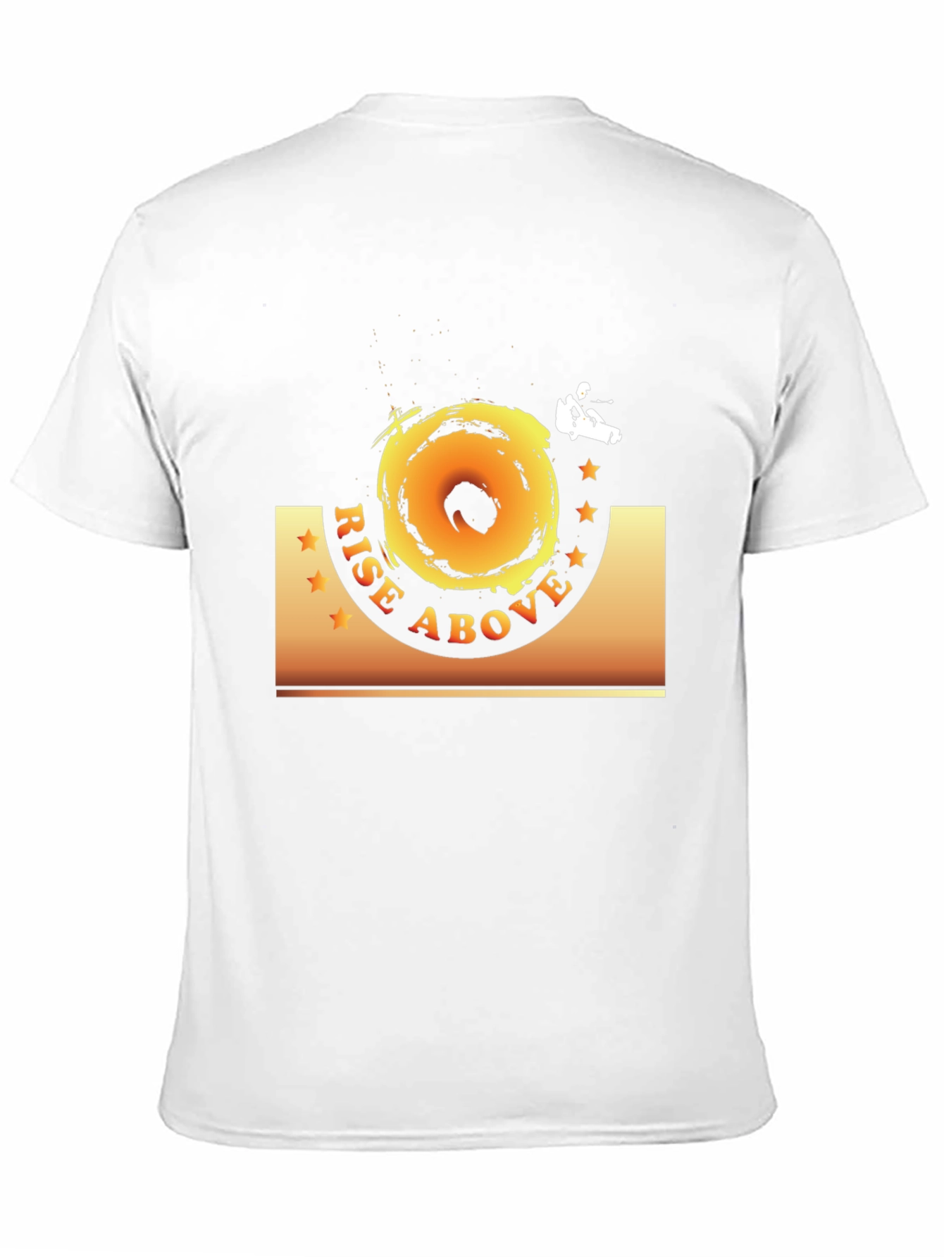 Rise Above Black Graphic Tee