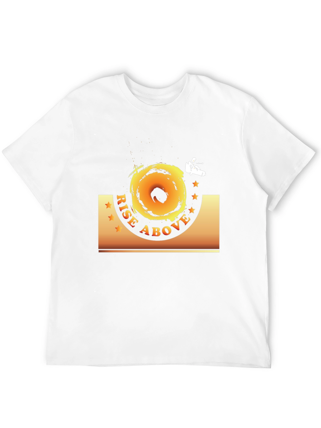 Rise Above Black Graphic Tee