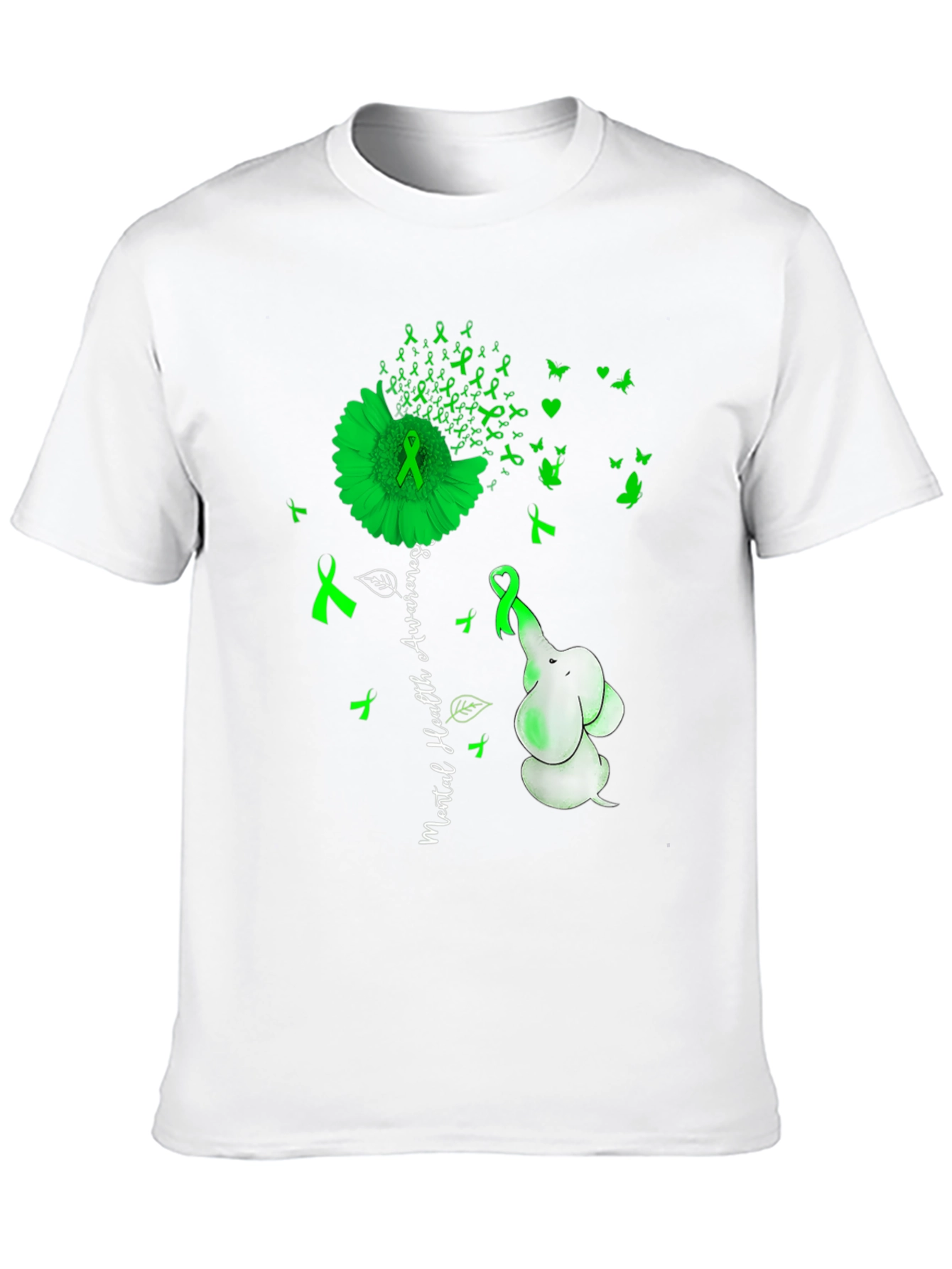 Mental Health Awareness Elephant T-Shirt