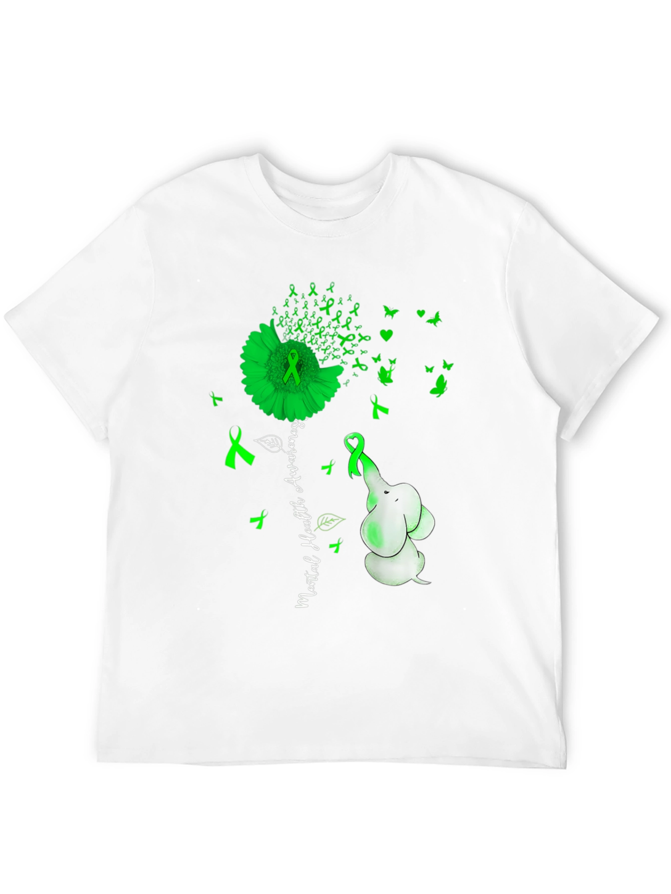Mental Health Awareness Elephant T-Shirt