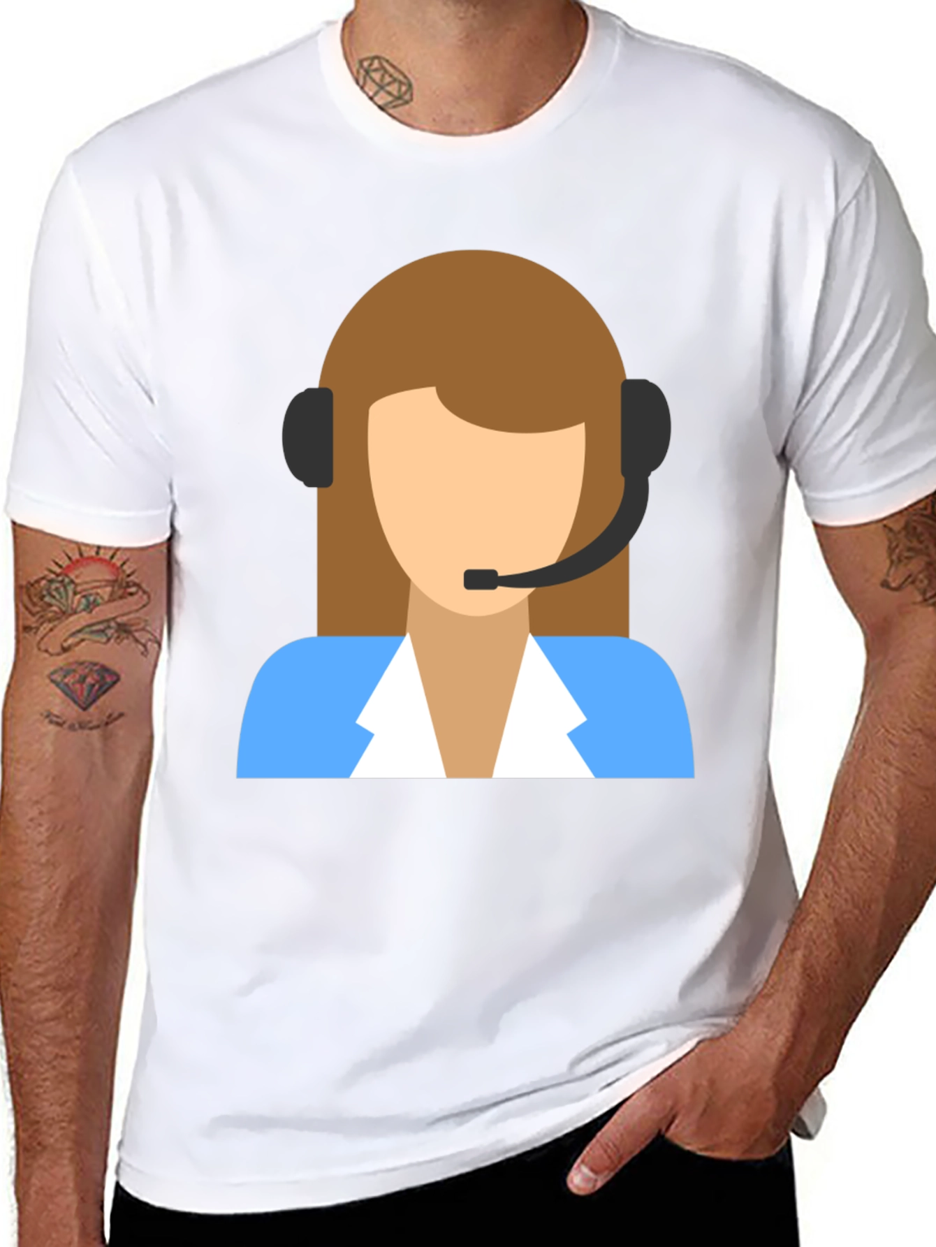 Customer Service Icon T-Shirt