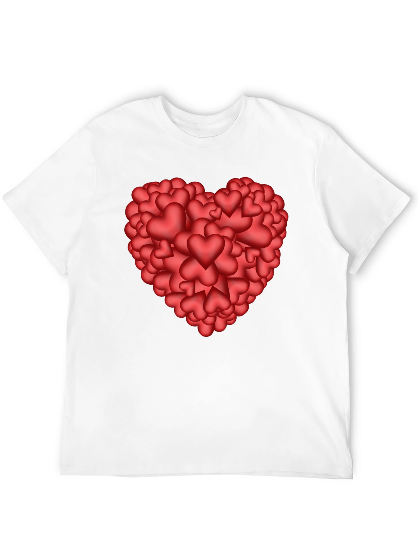Heart of Hearts Graphic Tee - Black Casual Shirt