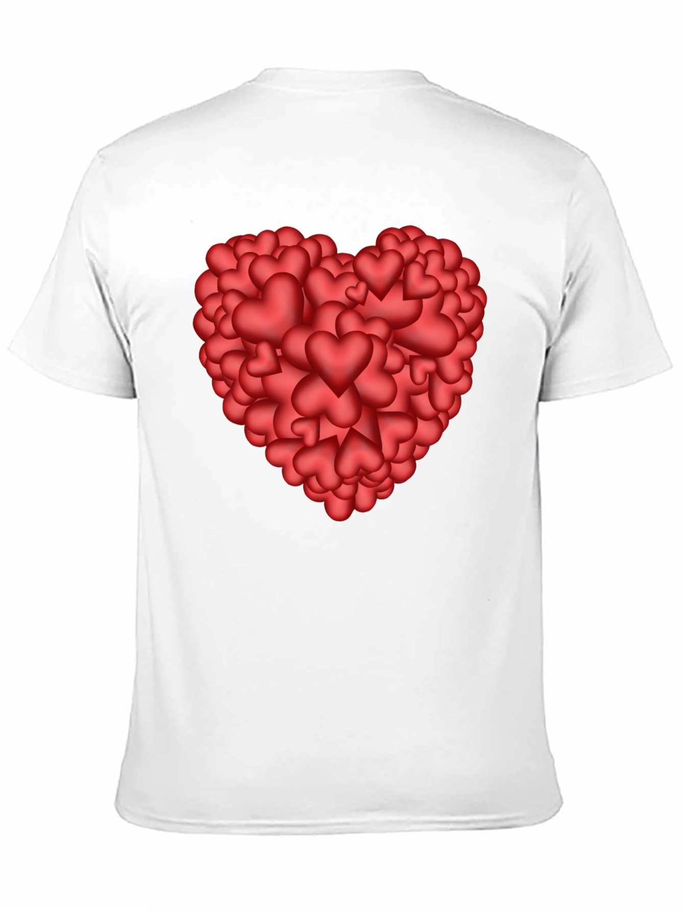 Heart of Hearts Graphic Tee - Black Casual Shirt
