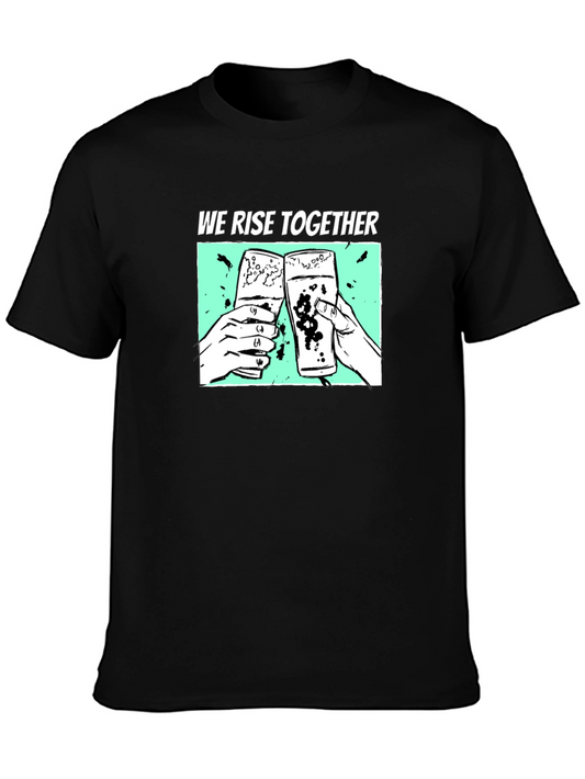 We Rise Together Graphic T-Shirt - Black