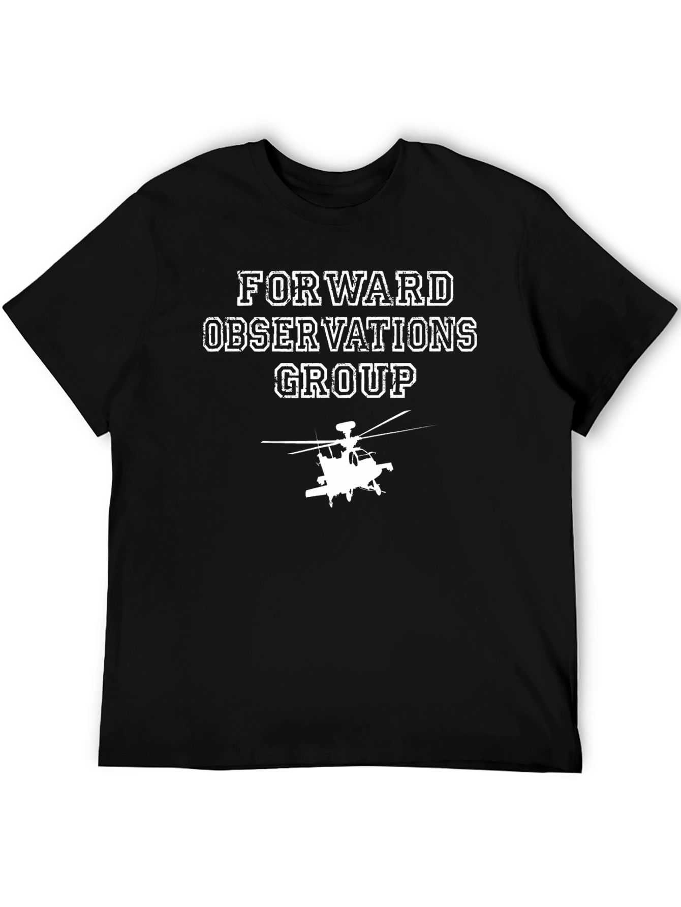 Forward Observations Group T-Shirt - Military Helicopter Tee