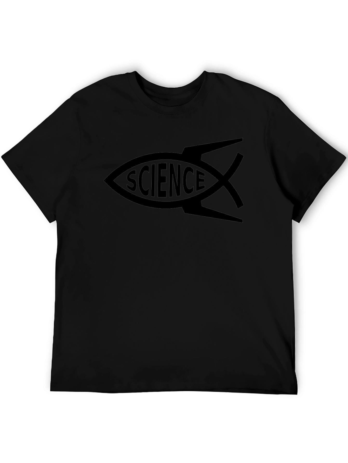 Science Fish T-Shirt - Black